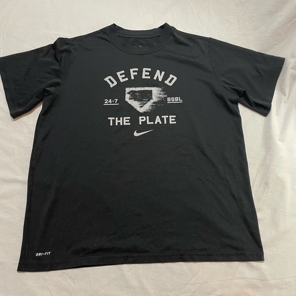 Nike Other - Nike Dri-Fit Boys Defend The Plate baseball shirt